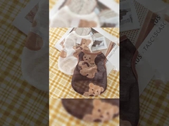 Dimensões ajustáveis Impressão vintage Roupas para cães Microfibra Tecido suave e respirável