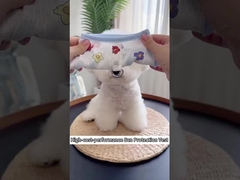 Vintage Print Waterproof Coat Adjustable Size Cat Clothes Breathable Fabric