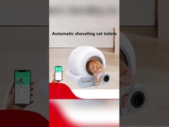 Caixa automática de lixo Operação silenciosa Wi-Fi habilitado Controle de voz Grande capacidade