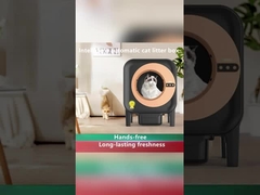 Controle por voz Caixa automática de lixo Impermeável Auto-limpeza Eco-friendly Recheio