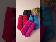 A Closer Look: Adjustable Waistband Glow-in-the-Dark Dog  Clothes Winter Jacket