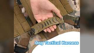 Tactical Dog Harness for Hiking & Training