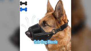 Dog Muzzle Anti Bark Chew ight Safety